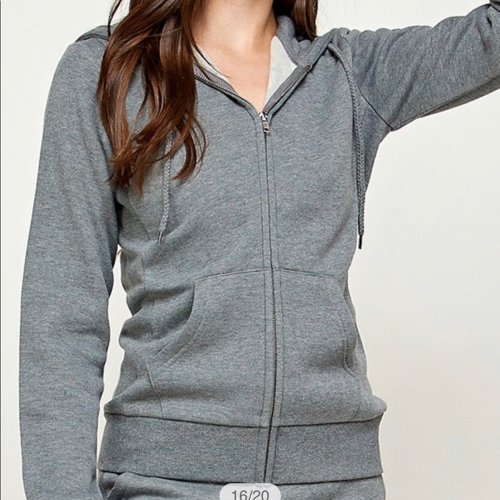 Hoodie zip sweatshirt